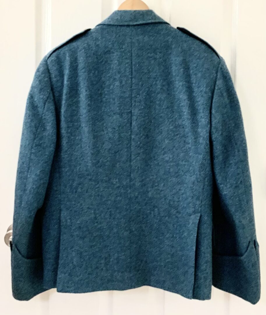 Bagpipe Central - Argyle Blue Tweed Kilt Jacket, 44R, Like New!